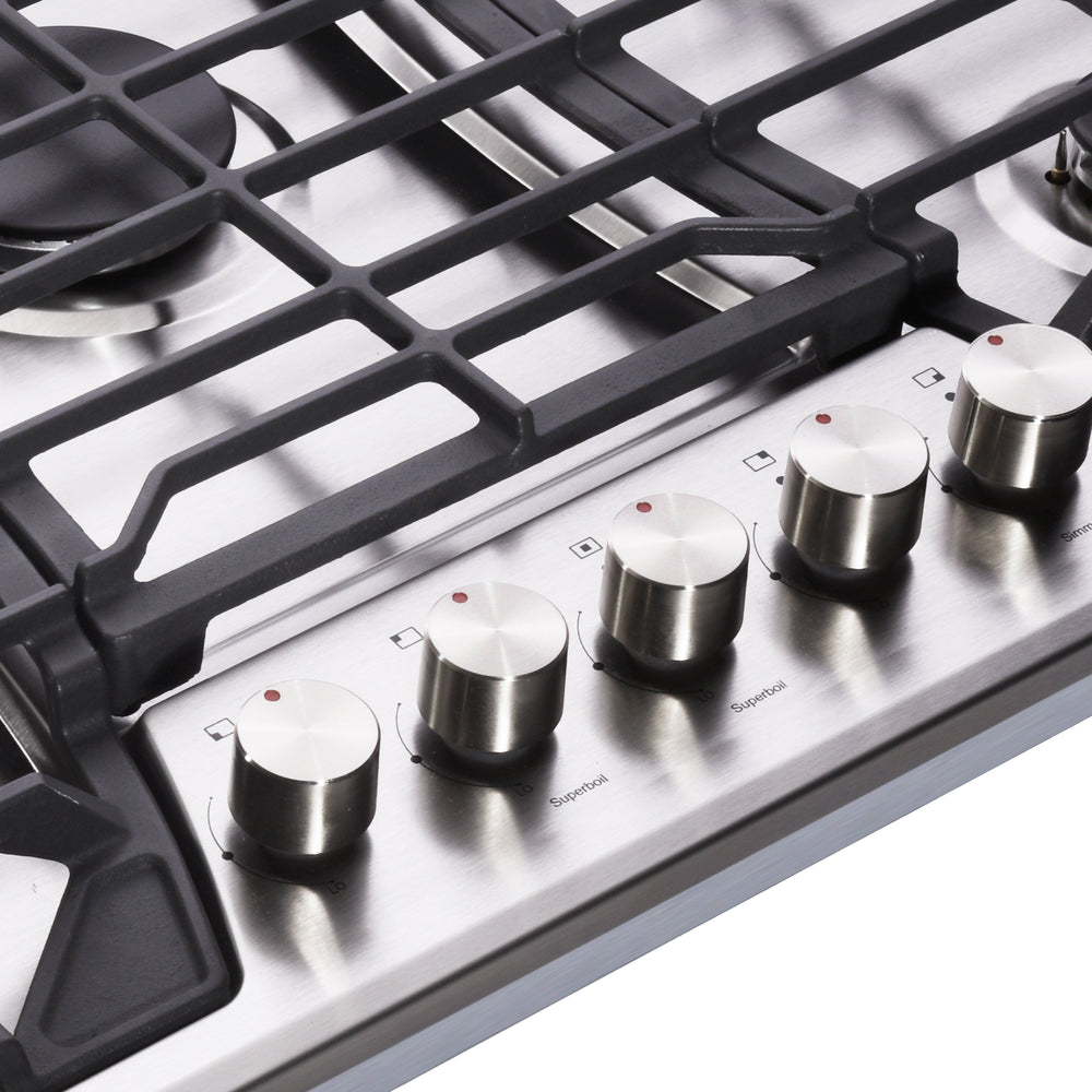 Gustoso 30 inch Gas Cooktops with 5 Burner