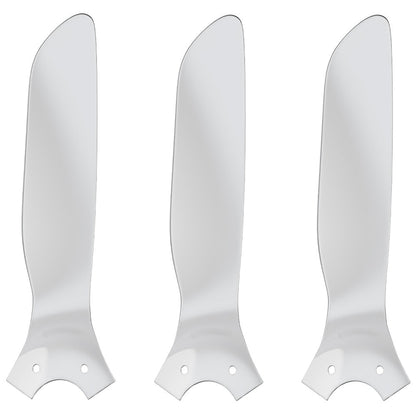 Icebreaker smart ceiling fan with 3 blades Silver 56 inch