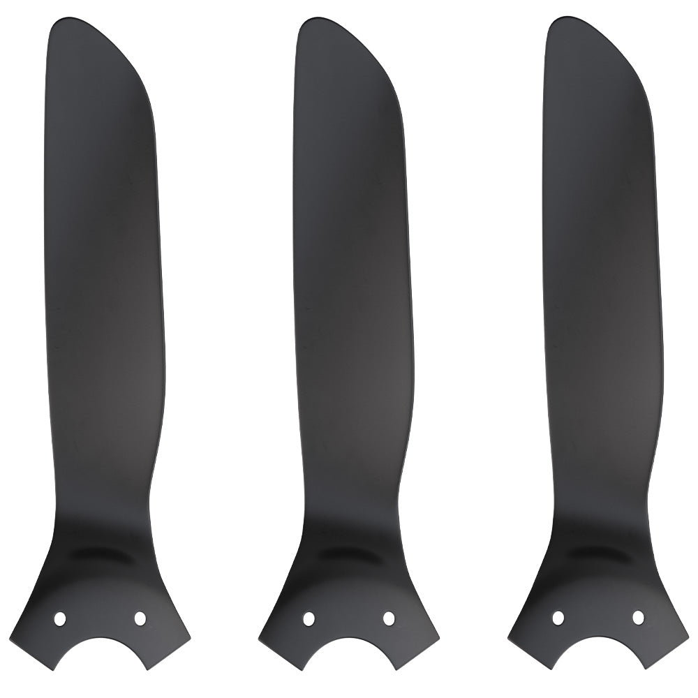 Icebreaker smart ceiling fan with 3 blades black 56 inch