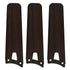 Set of three replacement ceiling fan blades in dark wood color, compatible with the Innovator 52- and 56-inch smart 3-blade ceiling fan model. Each blade has a rounded tip and precision mounting holes for secure installation.