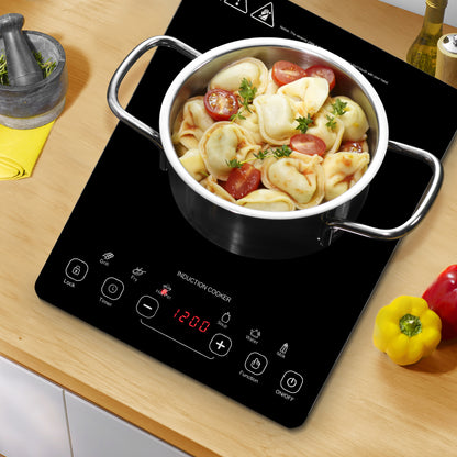 11inch ultra-handy induction cooktop is suitable for cooking the dumpling by stainless steel and cast iron cookware