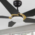 Lanceston 52" Ceiling Fan with Remote and Light Kit Included. 