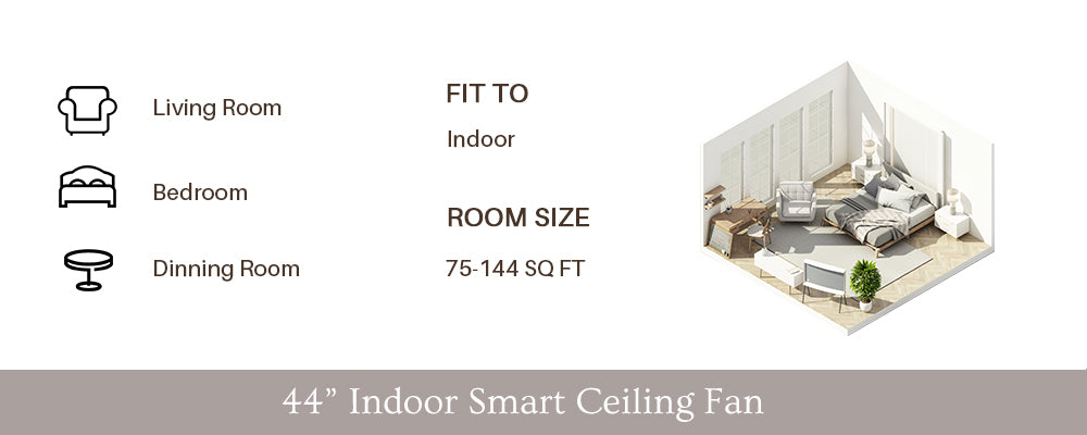 Smafan-Carro-44-inch-flush-mount-indoor-carro-smart-ceiling-fan-with-LED-light