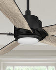 Carro Aspen 56 inch smart ceiling fan with Wood finish, use elegant Plywood blades and has an integrated 4000K LED cool light. 