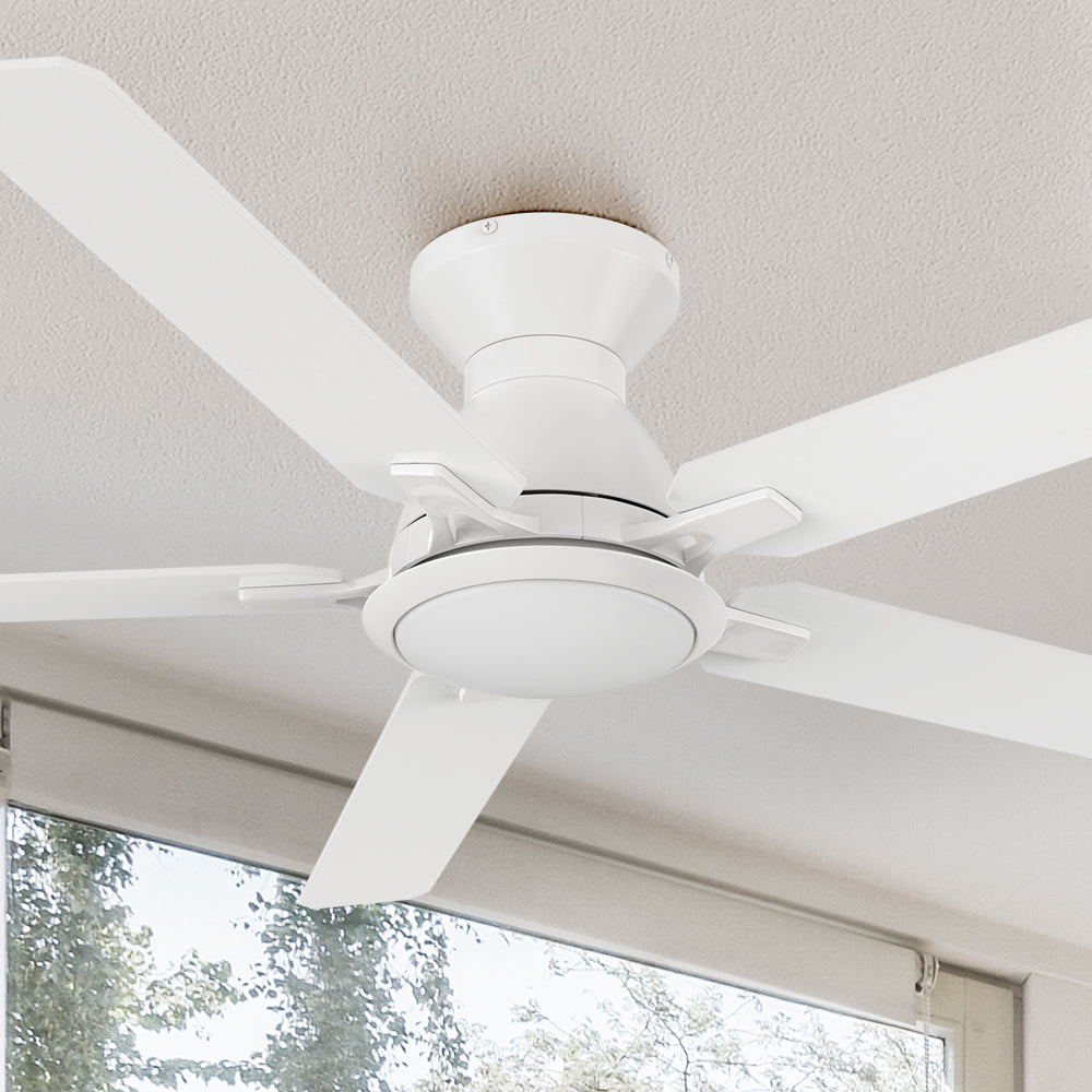 Sophistication, silence, and speed come together to create the revolutionary Byrness 52/60 inches modern ceiling fan. 