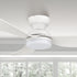 Carro Cerise 45 inch smart ceiling fan designed with White finish, strong ABS blades and integrated 4000K LED daylight. 