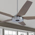 The Smafan Explorer 52 inch smart outdoor ceiling fan with dimmable integrated LED, 10-speed whisper-quiet DC motor. 