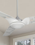 Smafan Innovator 56 inch smart ceiling fan with dimmable LED kit with 3 light settings, 10-speed whisper-quiet DC motor. 