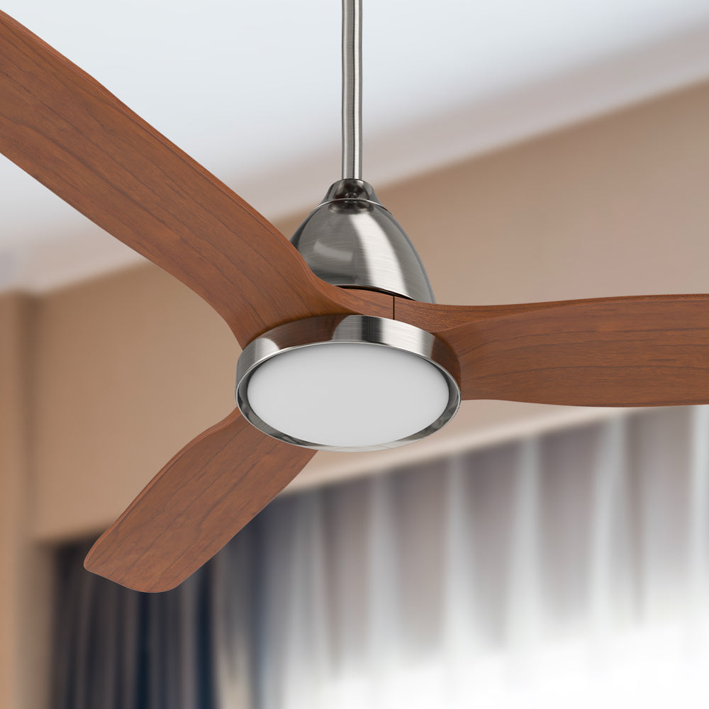 Carro Koa 52 inch smart outdoor ceiling fan with light designed with an ultra-quiet motor and adjustable 10 speeds DC motor. 