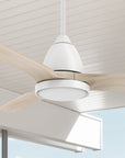 Carro Koa 52 inch smart outdoor ceiling fan with light designed with an ultra-quiet motor and adjustable 10 speeds DC motor. 