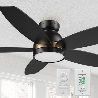 Carro Levi 48 inch smart ceiling outdoor ceiling fan features Remote control, Wall control, Wi-Fi apps, Siri Shortcut and Voice control technology. 