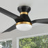 With a contemporary design and remote control operation, this Livex 52-inch outdoor ceiling fan is a sleek addition to any outdoor coverd space. 