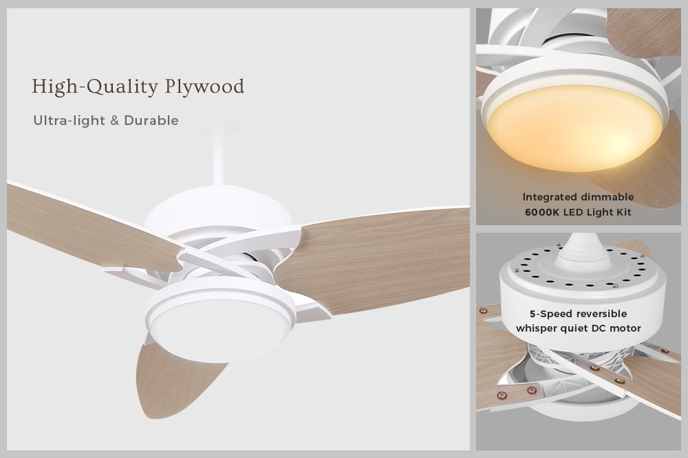 Smafan-Carro-Maxwell-52-inch-Remote-Control-Ceiling-Fan-with-Light-3-Wooden-Blades