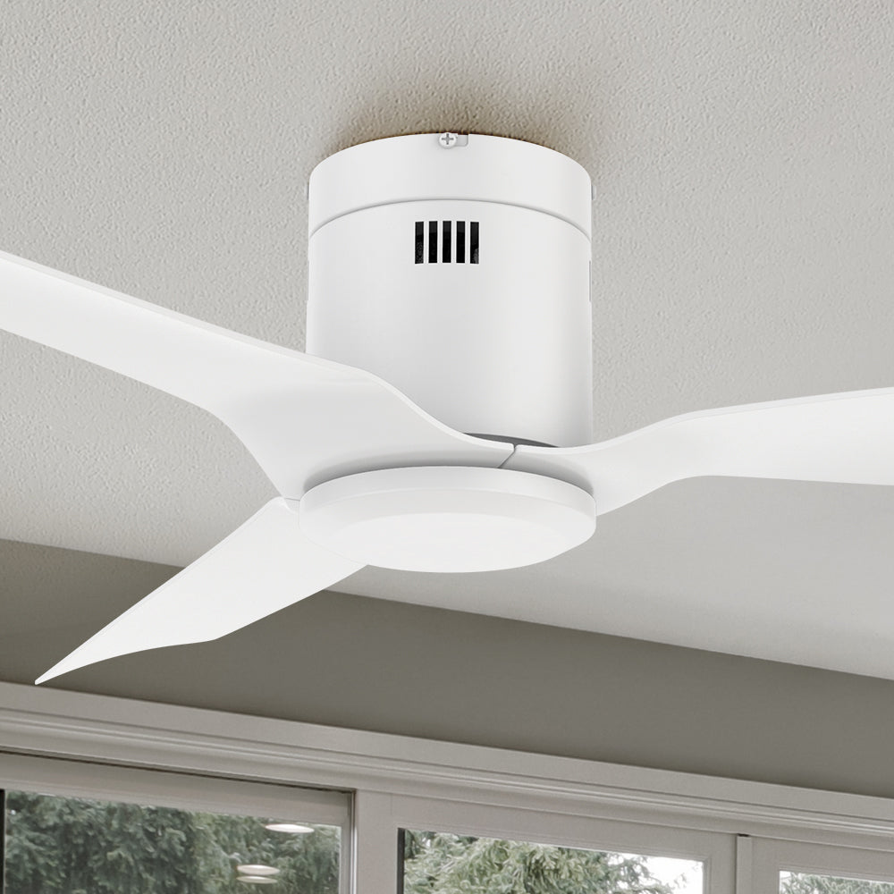 Carro Modena 52 inch ceiling fan simplicity designing with White finish, use very strong ABS blades. #color_White