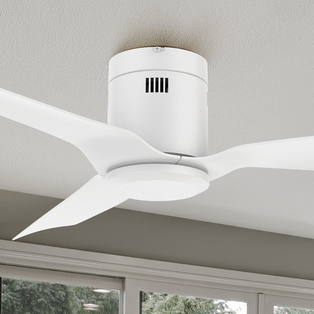 Carro Modena 52 inch ceiling fan simplicity designing with White finish, use very strong ABS blades. #color_white