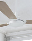 Smafan Carro Viter 52 inch smart outdoor ceiling fan, 3 light wood fan blades design, 6 inch downrod included. 