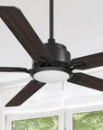 Carro Kyra 60 inch ceiling fan with Black finish, elegant Plywood blades and has an integrated 4000K LED cool light. 