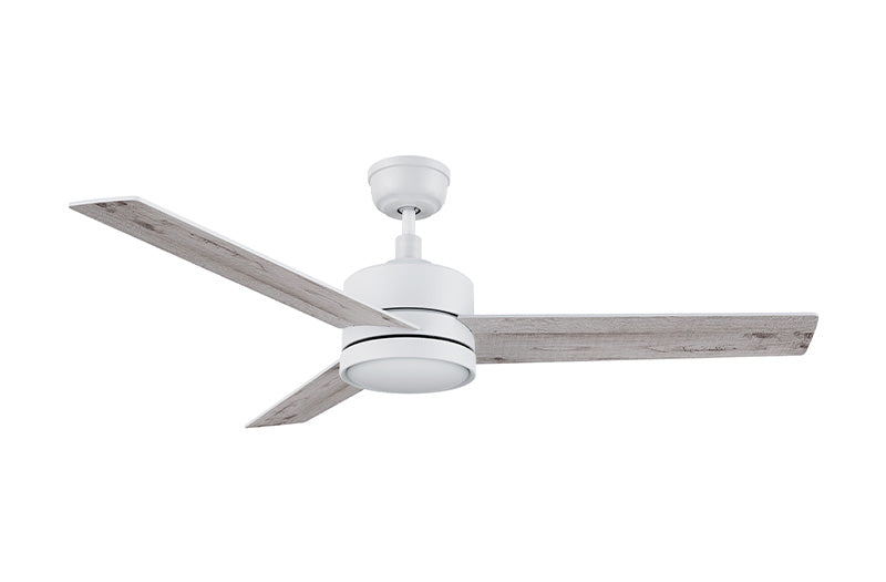 Smafan-Louy white ceiling fan with wall switch image