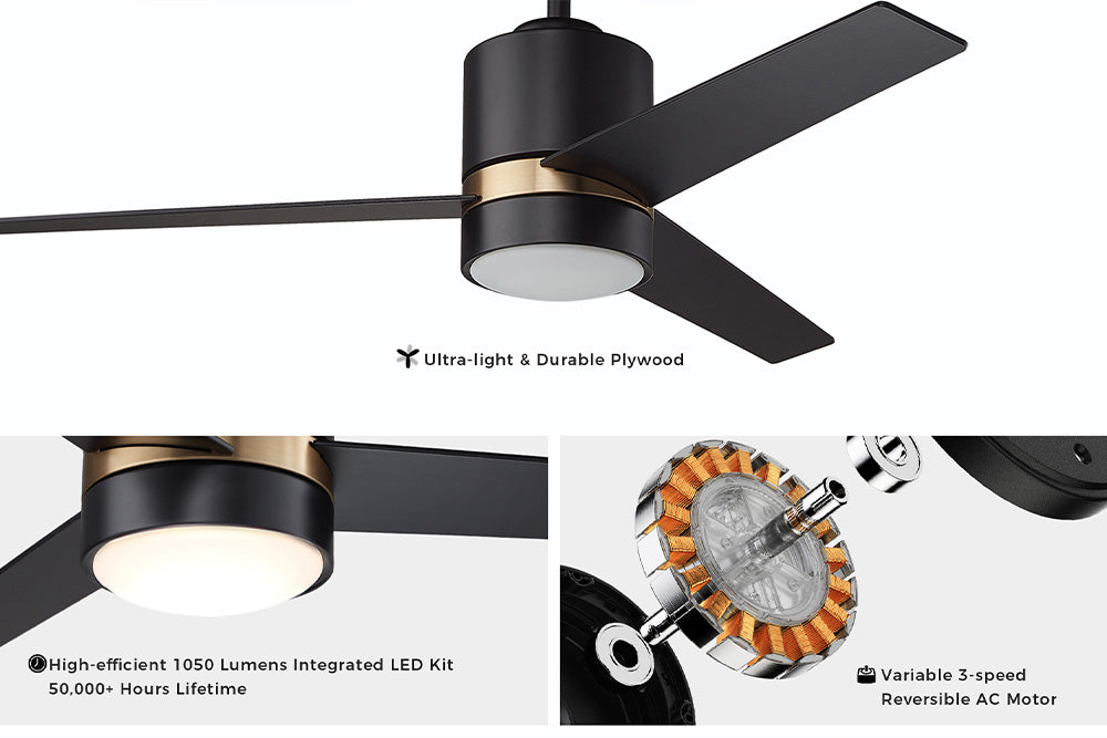 Smafan-Ranger52''-Intdoor-Ceiling-Fan-with-Dimmable-LED-Light-Kit-Ultra-Light