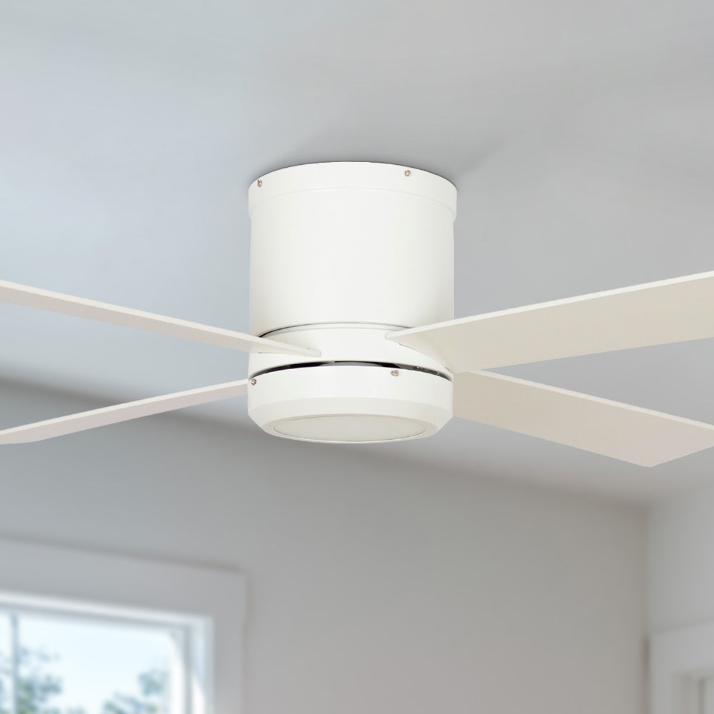 The Smafan Arlo 52&#39;&#39; Smart Ceiling Fan keeps your space cool, bright, and stylish. It is a soft modern masterpiece perfect for your large indoor living spaces. This Wifi smart ceiling fan is a simplicity designing with elegant Plywood blades and compatible with LED Light. The fan features wall control, Wi-Fi apps, Siri Shortcut and Voice control technology (compatible with Amazon Alexa and Google Home Assistant ) to set fan preferences. 