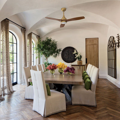 Ultiem 48 inch Farmhouse Ceiling Fan with Light and Remote Indoor