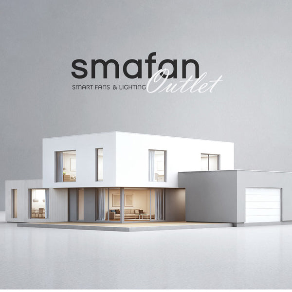Smafan smart ceiling fan size and spaces