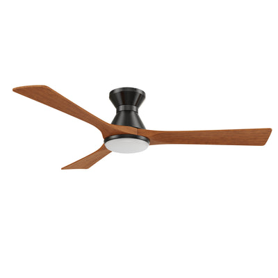 Antrim Pro Flush Mount Smart Outdoor Fan with Led Light and Remote 52 inch