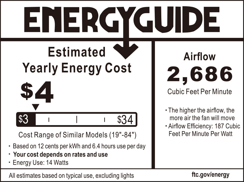Trafford Modern Ceiling Fan with LED Light and Remote 52 Inch