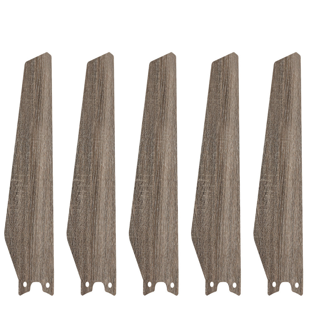 Voyager 52" 5-Blade Smart Ceiling Fan Blades in wood