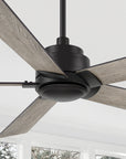 Carro Welland 60 inch remote control ceiling fans boasts a simple design with a Black finish and elegant Plywood blades, will keep your living space cool and stylish. 