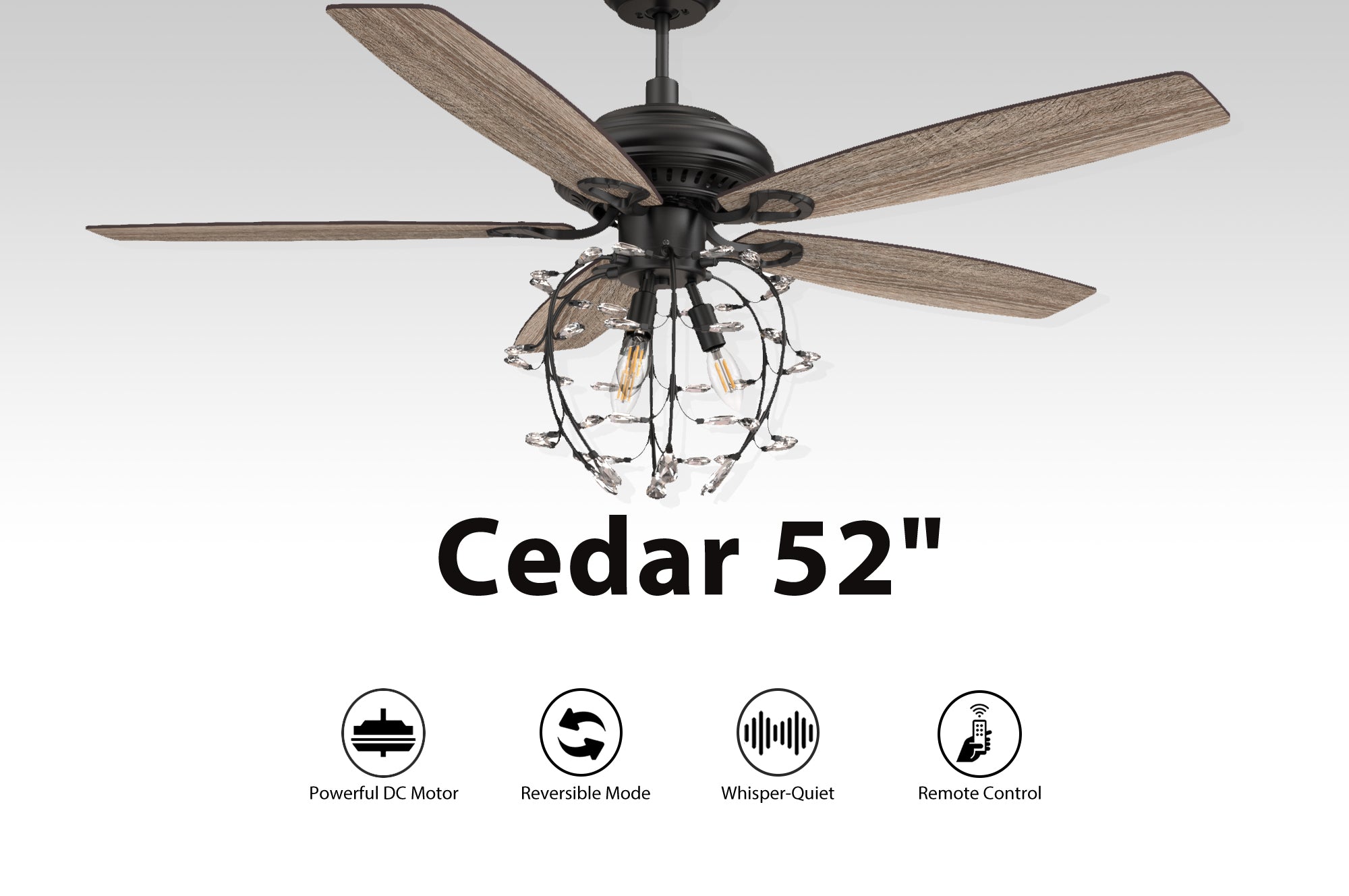 carro-Smafan-Cedar-52''Ceiling-Fan-with-Remote-and-Reversible-Fan-Blades-