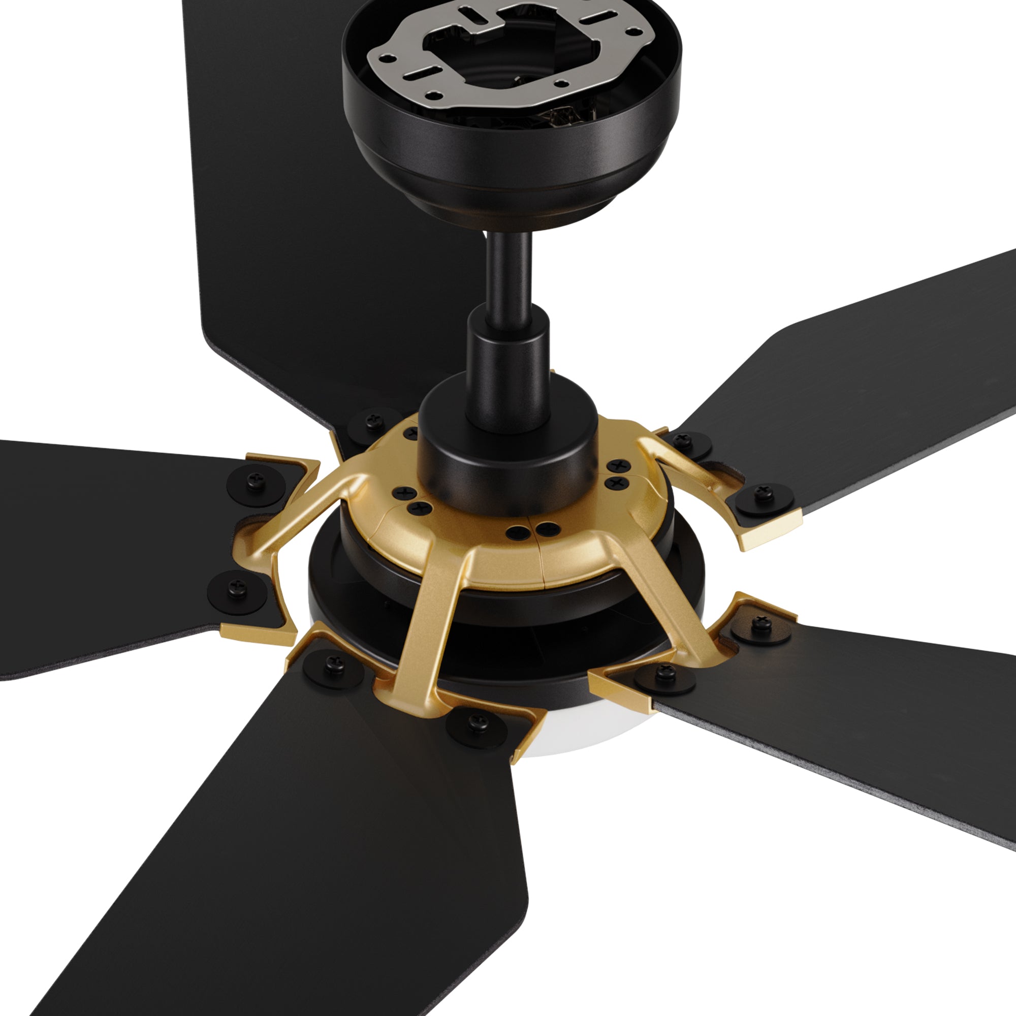 Fans are made with incredibly efficient and completely silent DC motors. 
