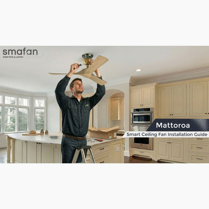 How to Install Mattoroa Smart Ceiling Fan | Step by Step Easiest Install Guide