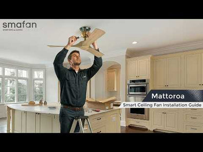 How to Install Mattoroa Smart Ceiling Fan | Step by Step Easiest Install Guide