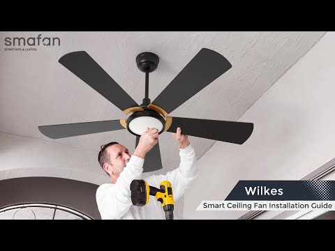 How to Install Wilkes Smart Ceiling Fan | Step by Step Easiest Install Guide
