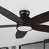 Rickon 52" Ceiling Fan with Remote and Light Kit Included. 