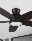 Rickon 52" Ceiling Fan with Remote and Light Kit Included. 