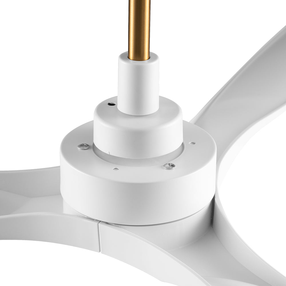 This Kilmory 52" ceiling fan keeps your space cool and stylish. It is a soft modern masterpiece perfect for your large indoor living spaces. This ceiling fan is a simplicity designing with Black finish, use very strong ABS blades. The fan features Remote control to set fan preferences. 