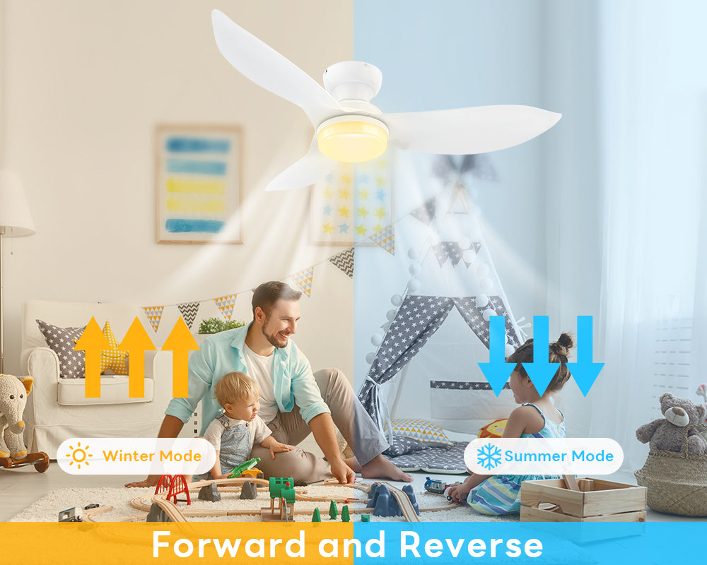 remote ceiling fan with reversible 10 speed dc motor allows you to change the direction of your fan from downdraft mode during the summer to updraft mode during the winter
