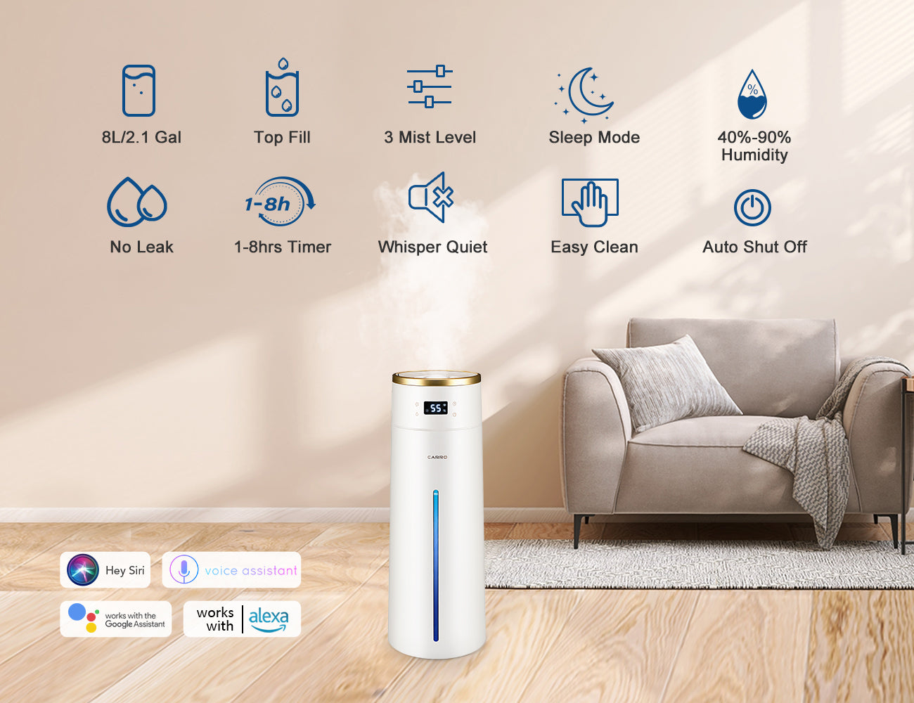 Humidifier banner 