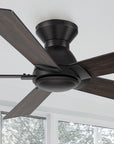 The Vetric 52" ceiling fan will keep your living space cool and stylish. This soft modern masterpiece is perfect for your large indoor living spaces. The fan boasts a simple design with a Black finish and elegant Plywood blades. Additionally, the fan comes equipped with a remote control to allow you to easily set your fan preferences. 