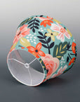 Carro Home Floral Collection Limited Edition Round Empire Shape Lamp Shade 7"x13"x7.8" – Tropical Flowers (Set of 2)