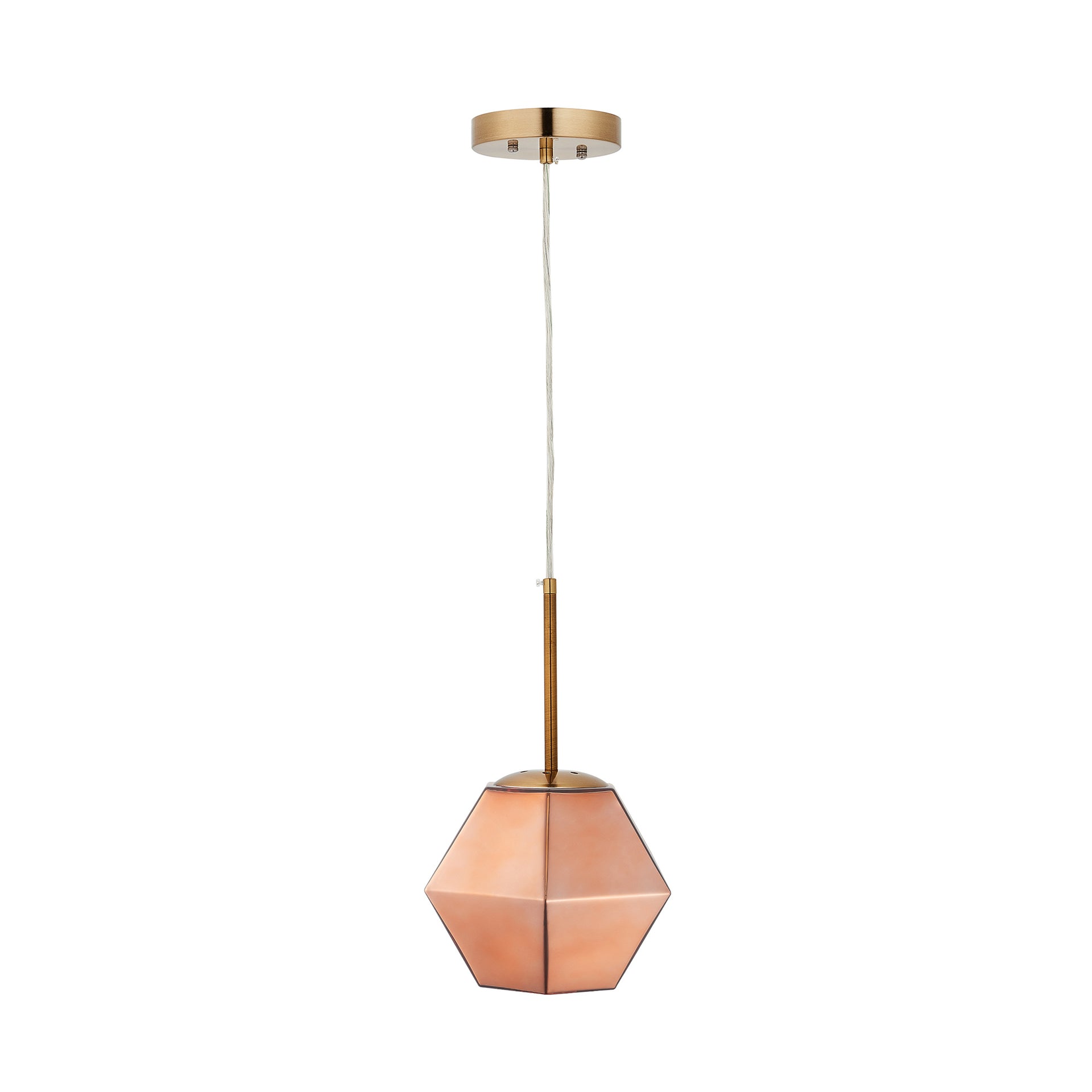 HOME Pegasus Jewel Tone Glass Pendant Light