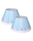 Carro Home Winter Collection Limited Edition Round Empire Shape Lamp Shade 7"x13"x7.8" – Snowy Village (Set of 2)