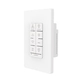 UNIVERSAL FIT:Easily turn your existing AC ceiling fan into a smart device with our universal smart switch and the best of all, no Hub required.Can replace any existing wall switches for your AC ceiling fans. 