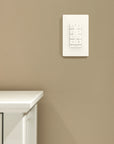 Carro Home Ceiling Fan Smart Switch. Turn your existing AC ceiling fan into a smart device with our universal smart switch. Carro Home smart switch can replace any existing wall switches for your AC ceiling fans. Gentle Light Dimmer functions will provide comfortable ambience.  Carro Locus Smart Switch features in-wall compact design with white plate and modern clean lines, perfect for any décor. ETL and FCC Certified. Designed in California.