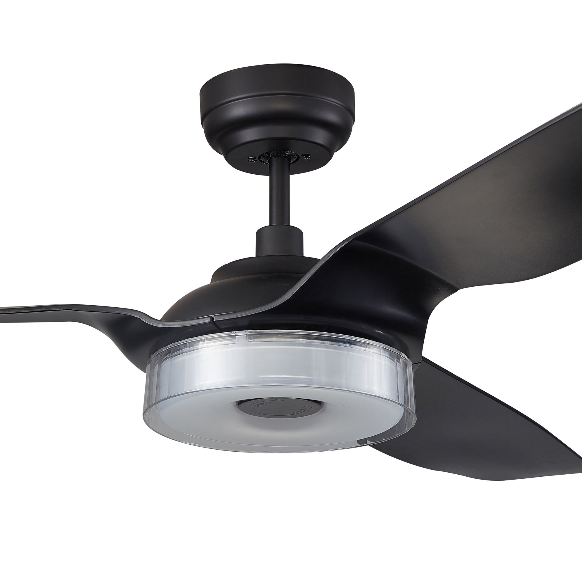 Icebreaker Outdoor 56'' Smart Ceiling Fan with LED Light Kit. #color_Black