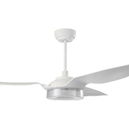 Icebreaker 56 inch smart fan delivers high and energy-efficient airflow in a sleek design. With dimmable integrated LED, 10-speed whisper-quiet DC motor, available remote, phone app, and voice integration control, and airfoils in classic white or black or clear, Icebreaker helps you enjoy your better life. 