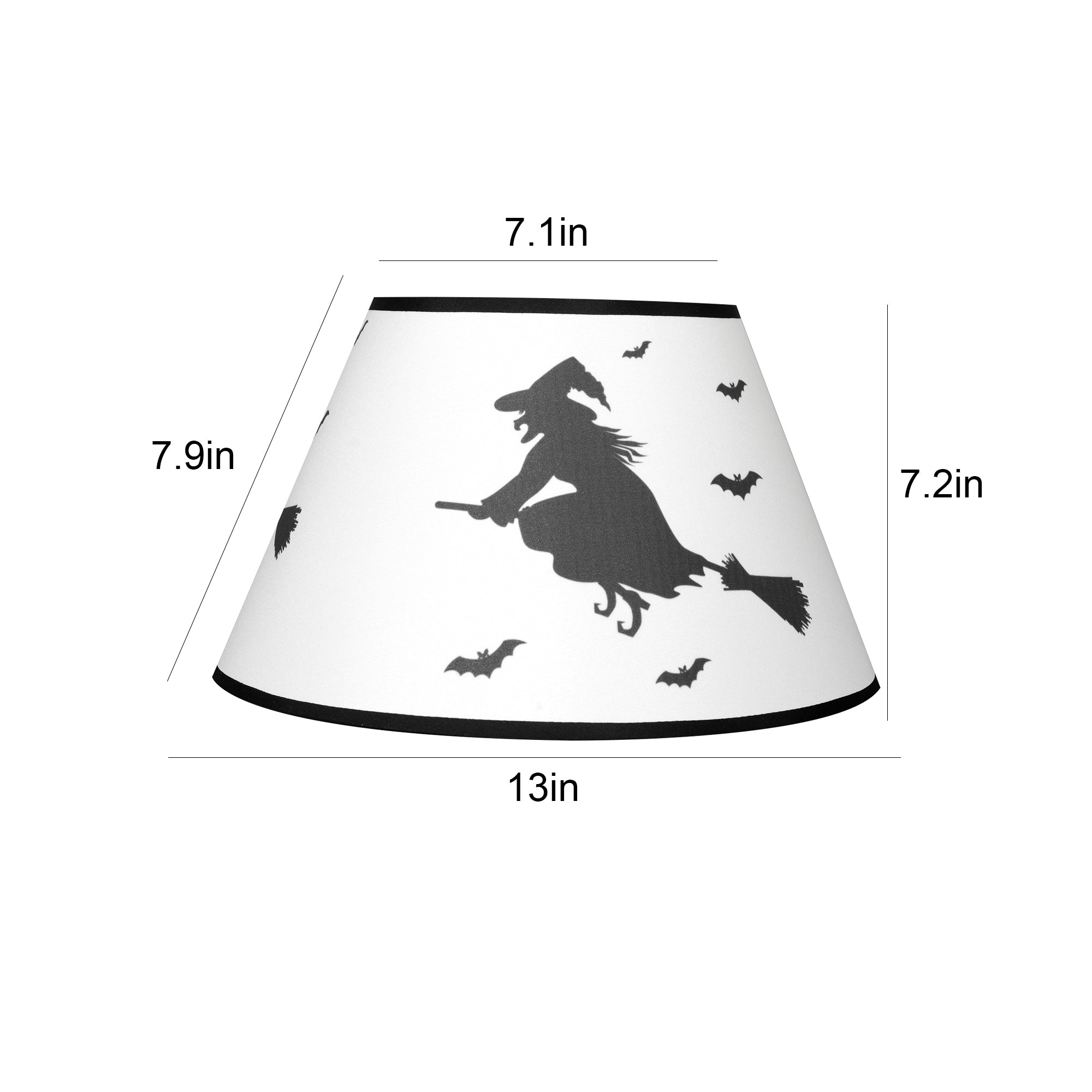 This Halloween themed fun, yet elegant Carro Home Collection Lamp Shade will refresh the look of your favorite lamp. You’ll be ready for Halloween in a snap! With its clean lines and stylish design, this Carro Home Collection Lamp Shade is perfect addition to your home décor. Beautiful fabric with satin finish helps to repel stain and dust. The sturdy and durable structure makes easy for you to store away without taking much of a space. 