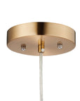 Carro Home Pegasus Jewel Tone Glass Pendant Light - Golden Diamond Adjustable Height